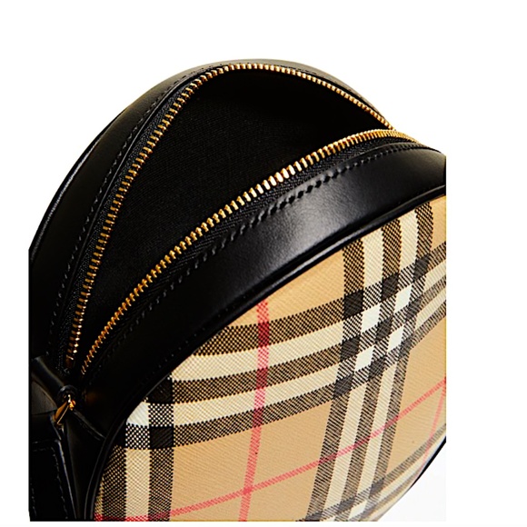 Burberry Louise Vintage Check Round Crossbody Bag - Picture 7 of 7